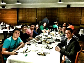 Jantar em Brasilia, com novos e antigos amigos!